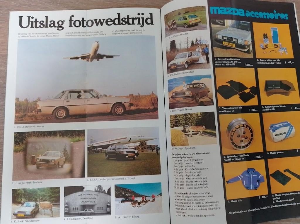 Mazda Mobiel ,1982, magazine van Mazda rijders, Boeken, Auto's | Folders en Tijdschriften, Ophalen of Verzenden, Gelezen, Mazda