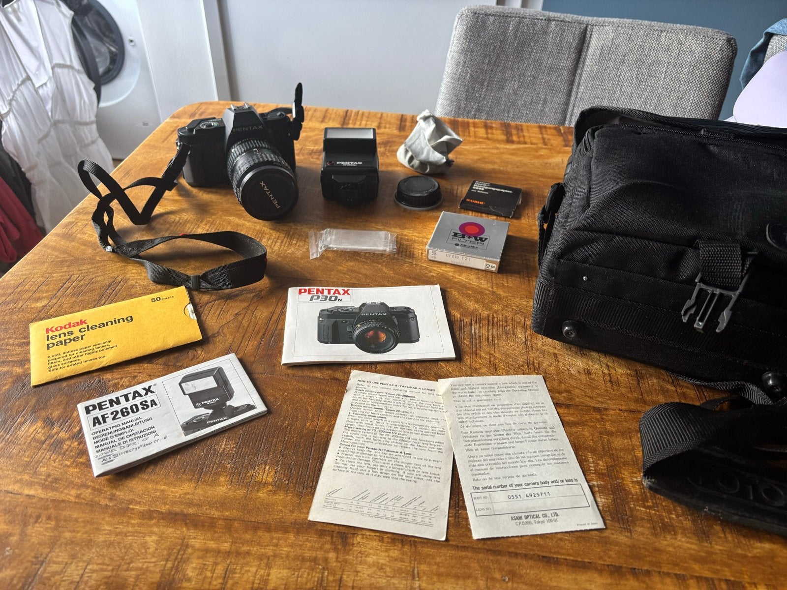 Pentax P30N analoge spiegelreflexcamera + accessoires, Ophalen of Verzenden, Spiegelreflex, Pentax