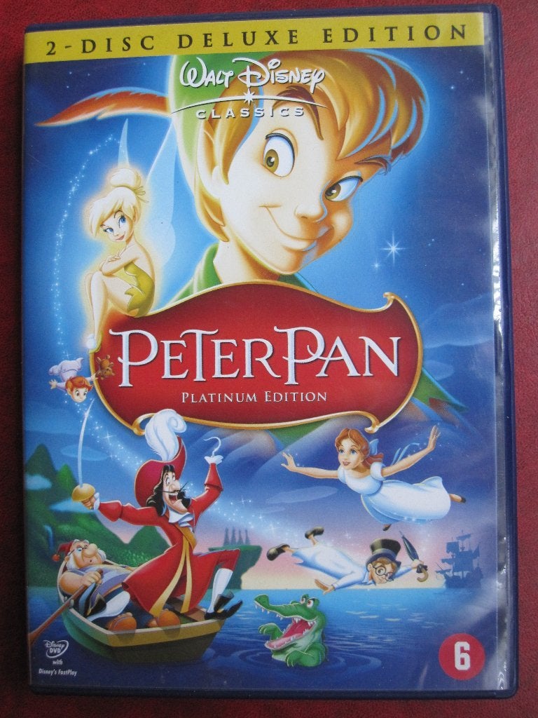 Peter Pan (1953) 2 disc DISNEY, Tekenfilm, Amerikaans, Boxset, Ophalen of Verzenden