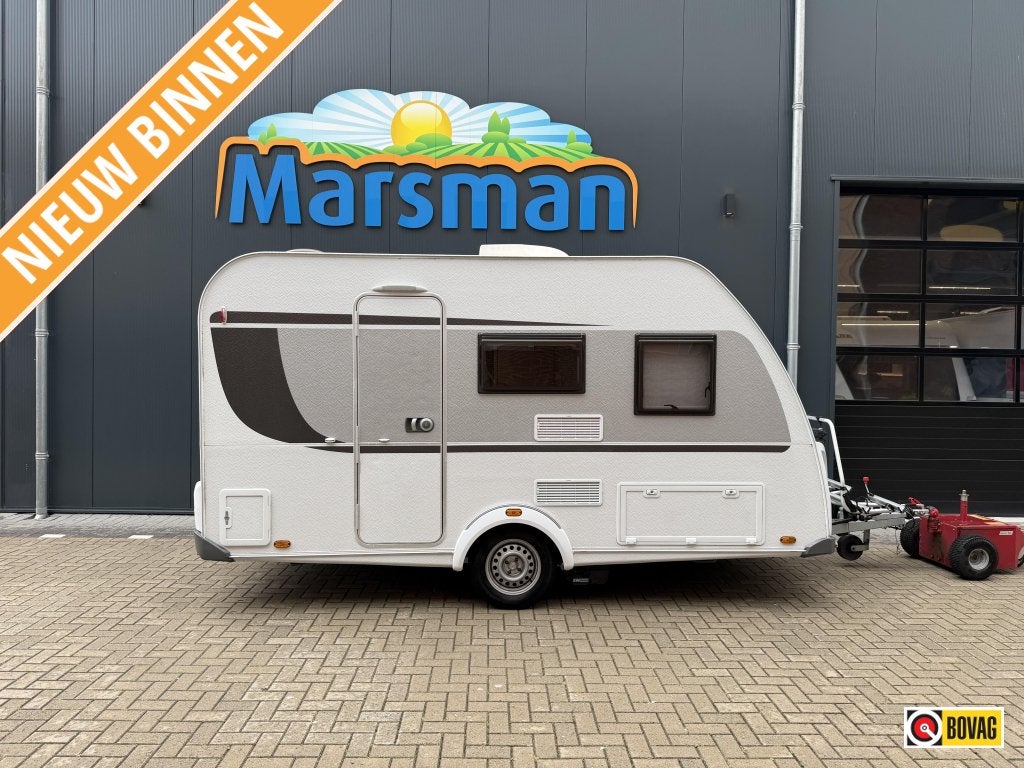 Knaus Sport 400 QD Nieuw staat | Compleet, Caravans en Kamperen, Treinzit, 750 - 1000 kg, Schokbreker, Knaus