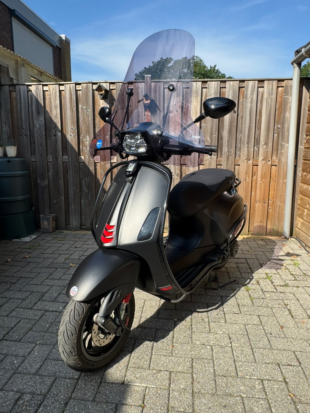 Vespa Sprint 80CC Matt Zwart 2024, Ophalen, Vespa S, Zo goed als nieuw, 80 cc