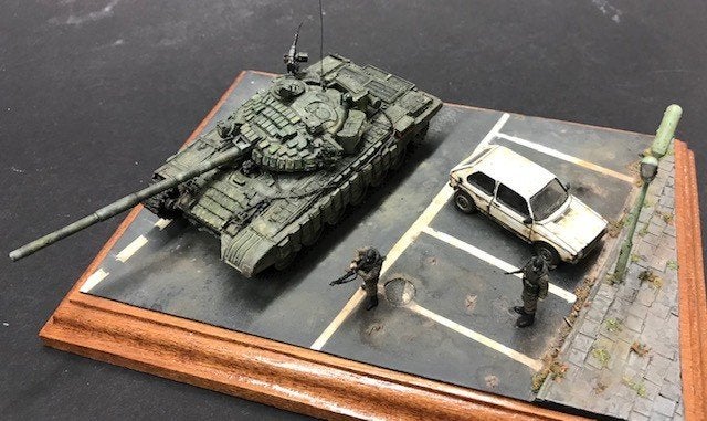Coelianmodels, Prijswinnend tank diorama. Prijs op aanvraag., Nieuw, Ophalen, Overige merken, Tank