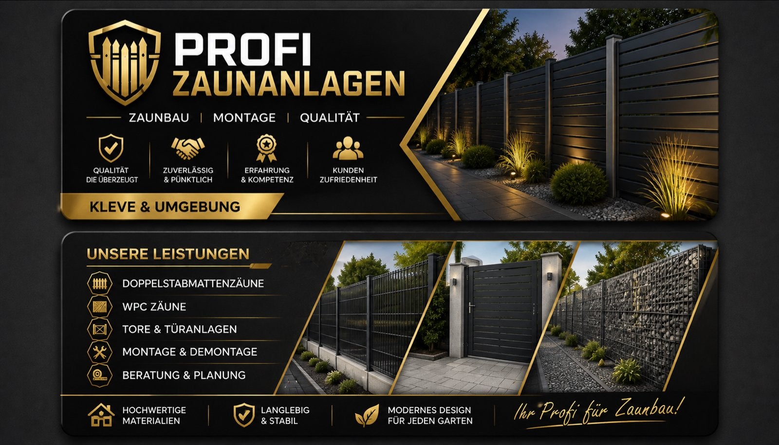Profi Zaunbouw: Hekwerken, poorten en montage, Tuin en Terras, Ophalen, Nieuw, Dubbelstaafmat hekwerk, Overige materialen