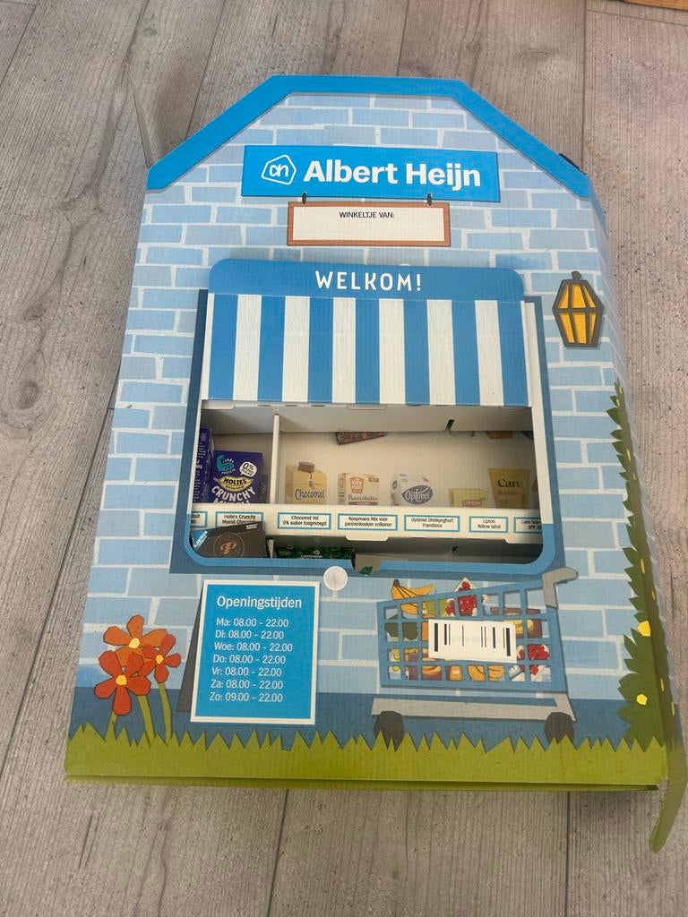 Albert Heijn Winkeltje met Scanner en Boodschappen, Ophalen of Verzenden, Gebruikt, Jongen of Meisje