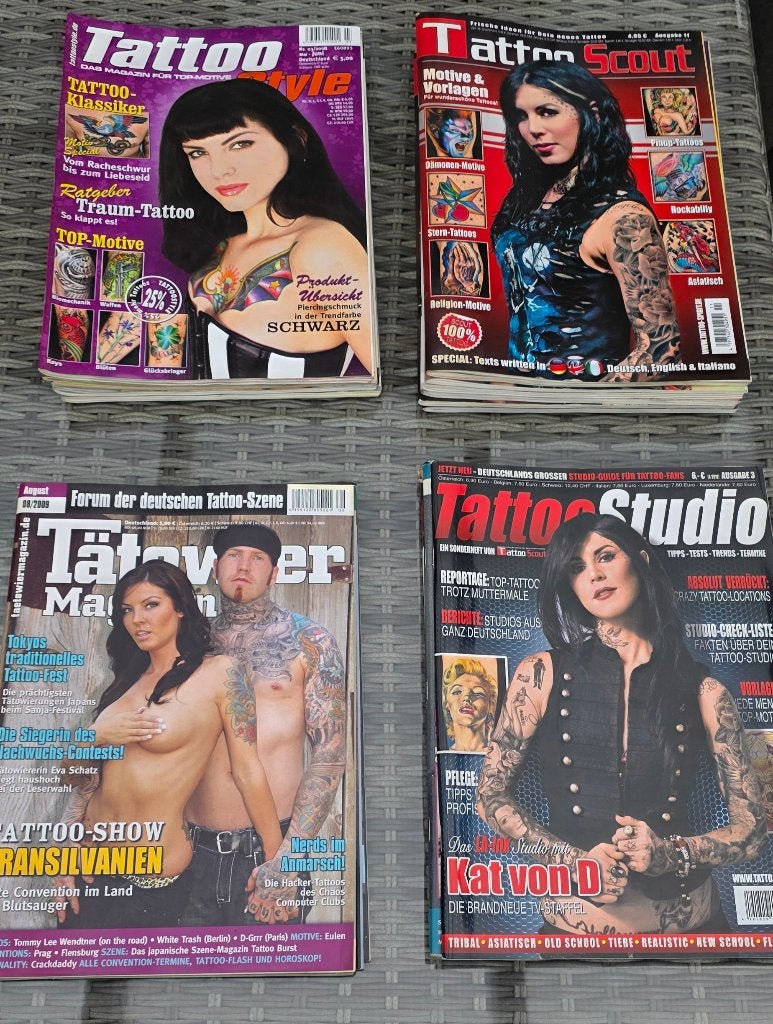 19 Tattoo tijdschriften gratis af te halen!, Boeken, Ophalen, Gelezen, Mode algemeen