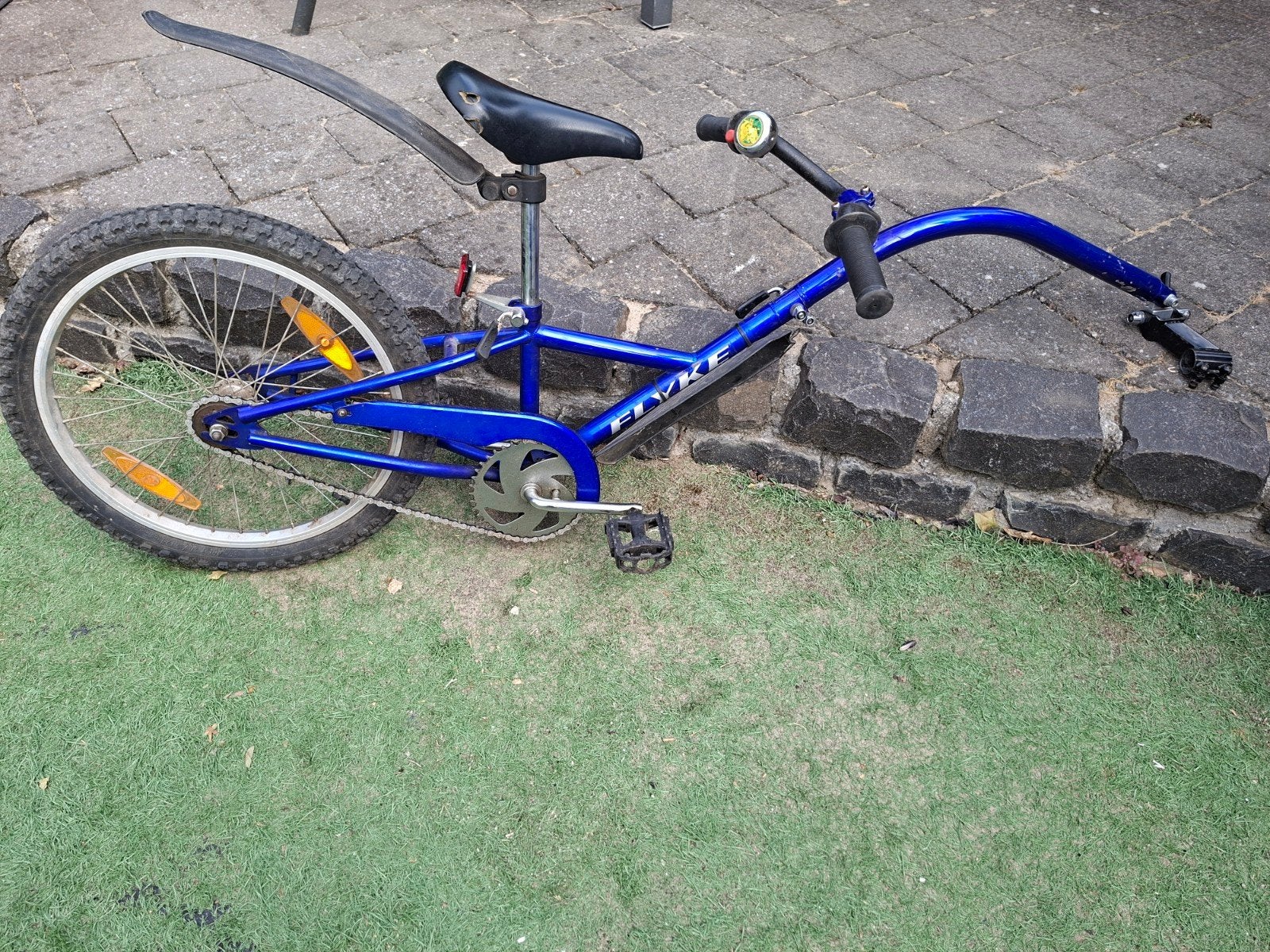 Flyke Aanhangfiets - Blauw, Fietsen en Brommers, Ophalen, Gebruikt, Aanhangfiets, Flyke