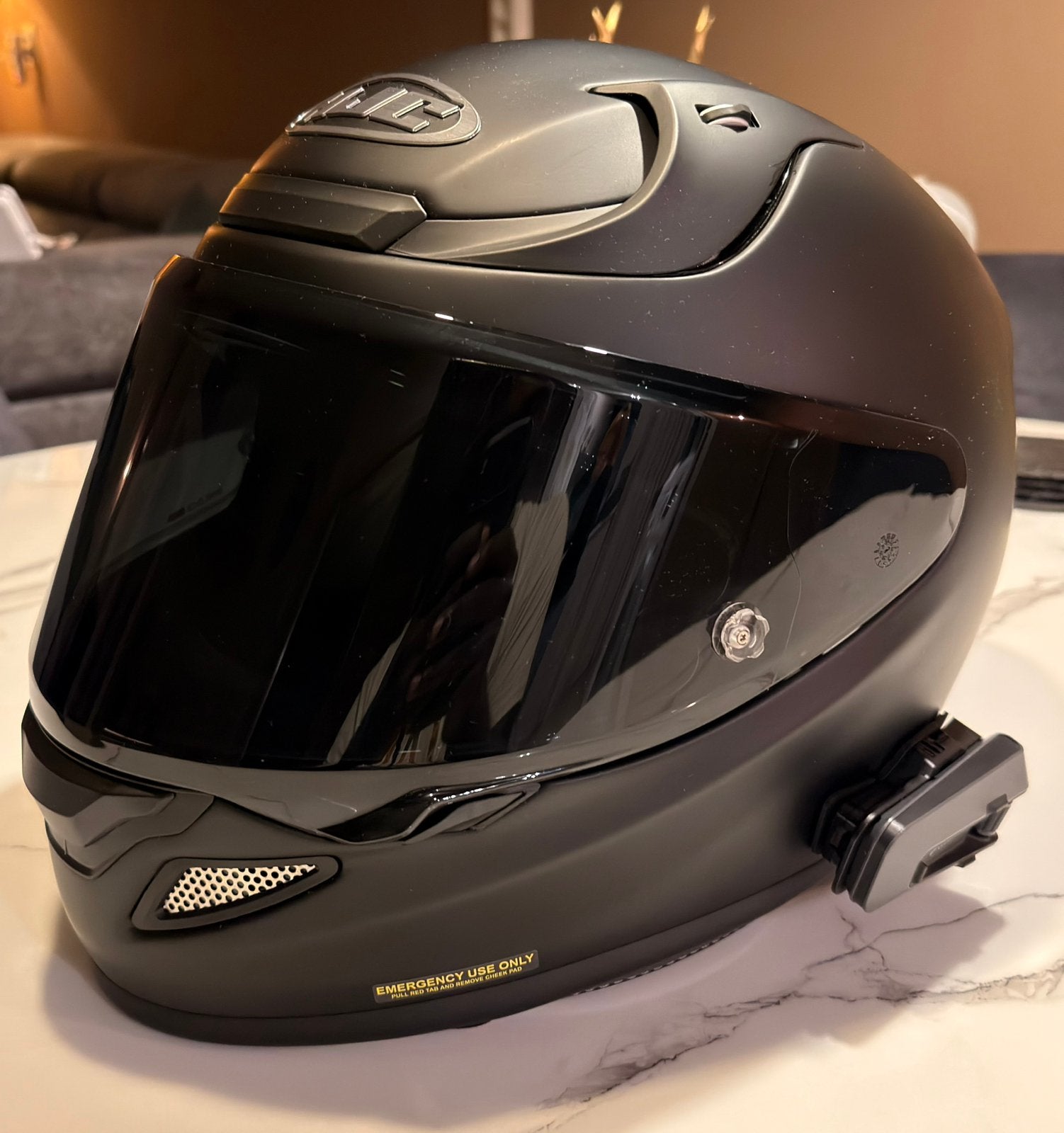 “HJC RPHA 12 XXL + Cardo Packtalk Edge | 1-2x gebruikt |, Motoren, HJC, Ophalen of Verzenden, Tweedehands, XXL