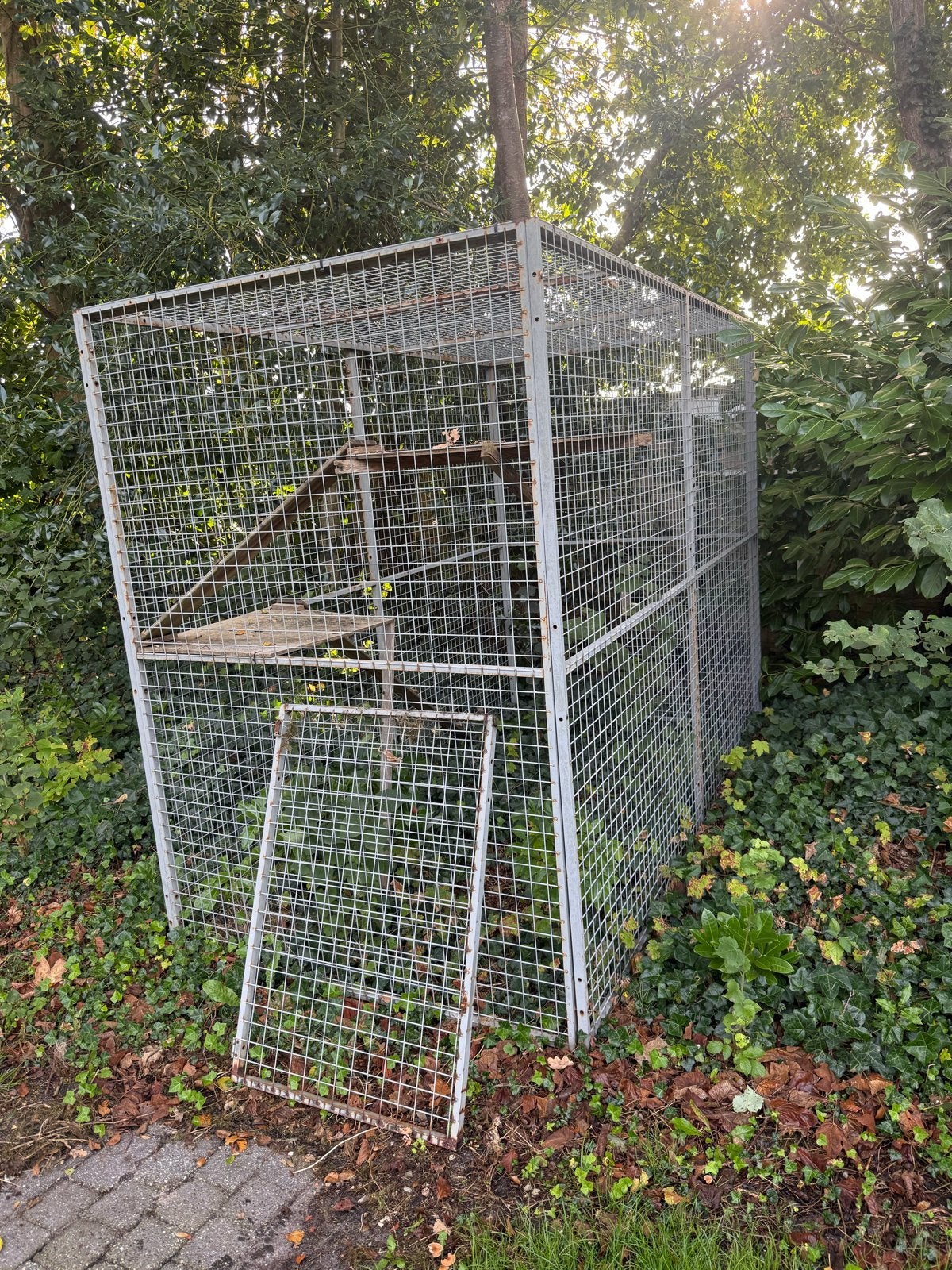 Buiten ren voor dieren katten, Ophalen, Gebruikt
