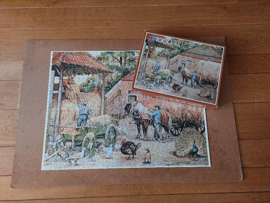 MB Puzzel - Jetses -, Hobby en Vrije tijd, Ophalen of Verzenden, 500 t/m 1500 stukjes, Gebruikt, Legpuzzel