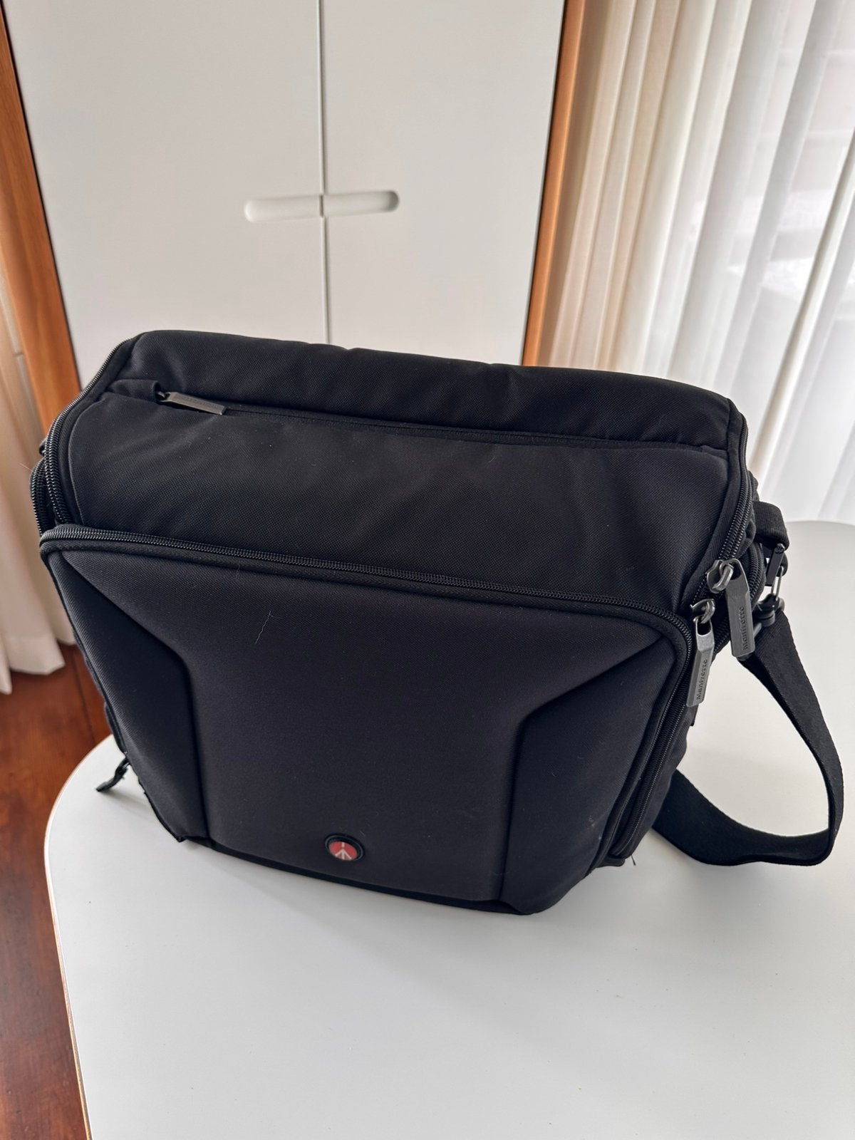 Manfrotto Shoulder Bag 20, Audio, Tv en Foto, Fotografie | Fototassen, Ophalen, Zo goed als nieuw, Schoudertas, Overige merken