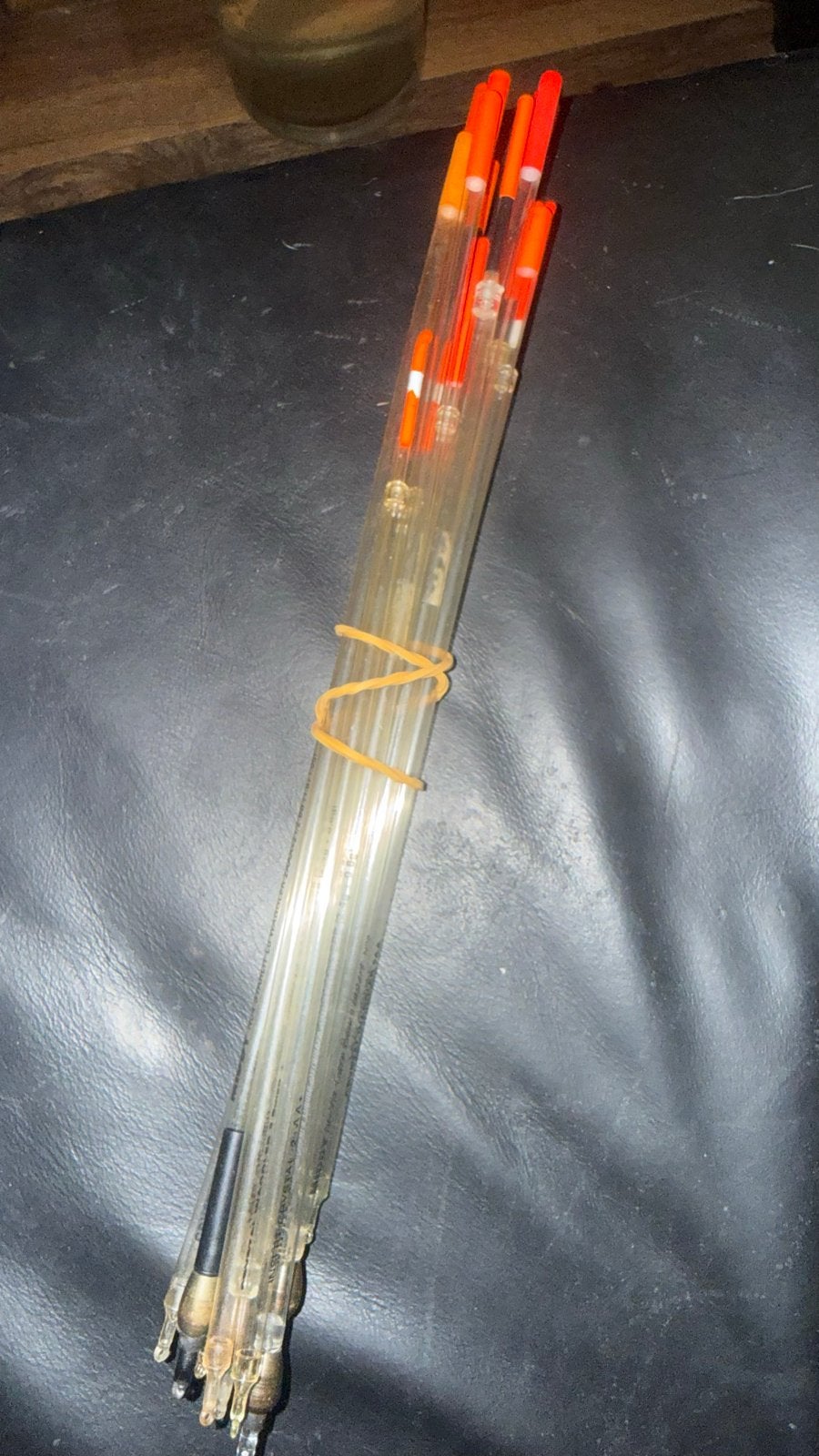 14 Crystal Wagglers - Dobbers voor het vissen, Ophalen of Verzenden, Gebruikt, Dobber of Lood