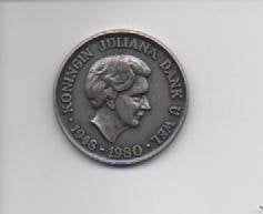 zilveren herdenkings munt 1980, Ophalen of Verzenden, Koningin Beatrix