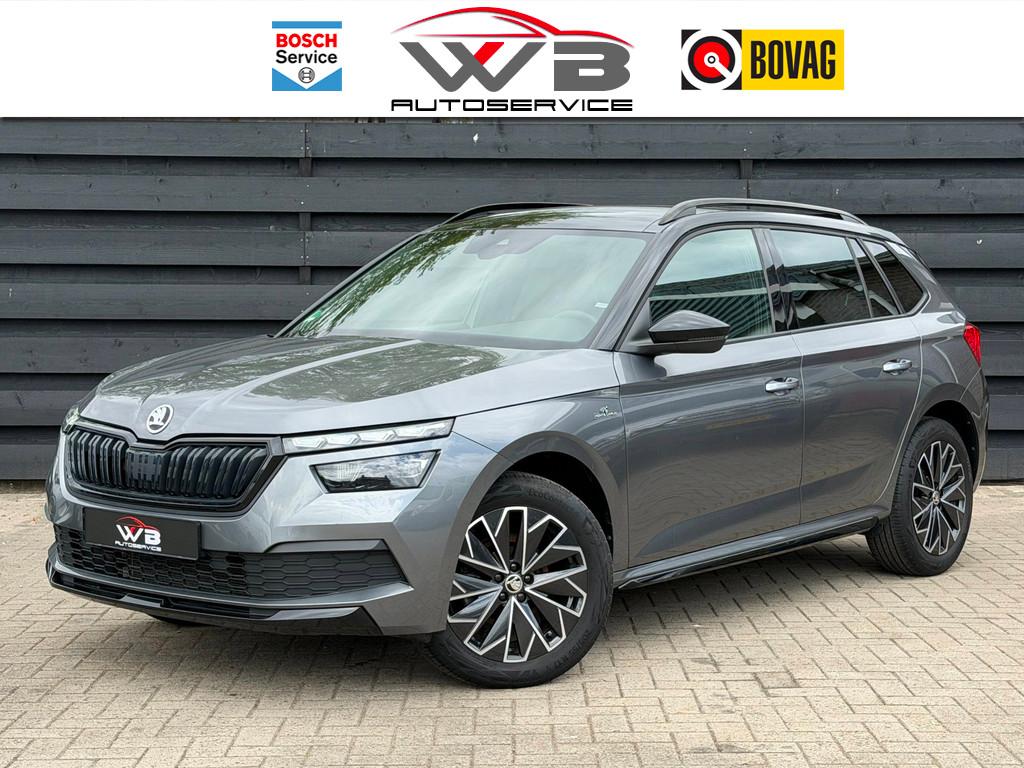 Skoda Kamiq 1.5 TSI ACT Sportline Monte Carlo I Pano I Camer, Auto's, Stof, Zwart, 150 pk, Origineel Nederlands