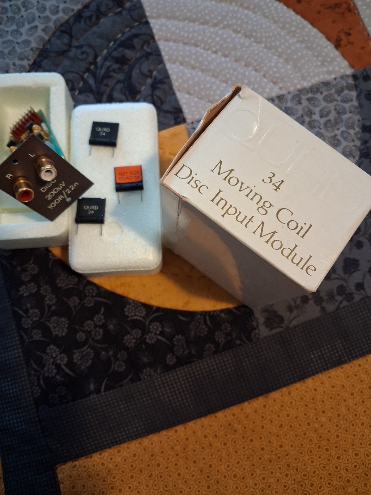 Te koop aangeboden  Quad Moving Coil Disc Input Module, Ophalen of Verzenden, Minder dan 60 watt, Overige merken