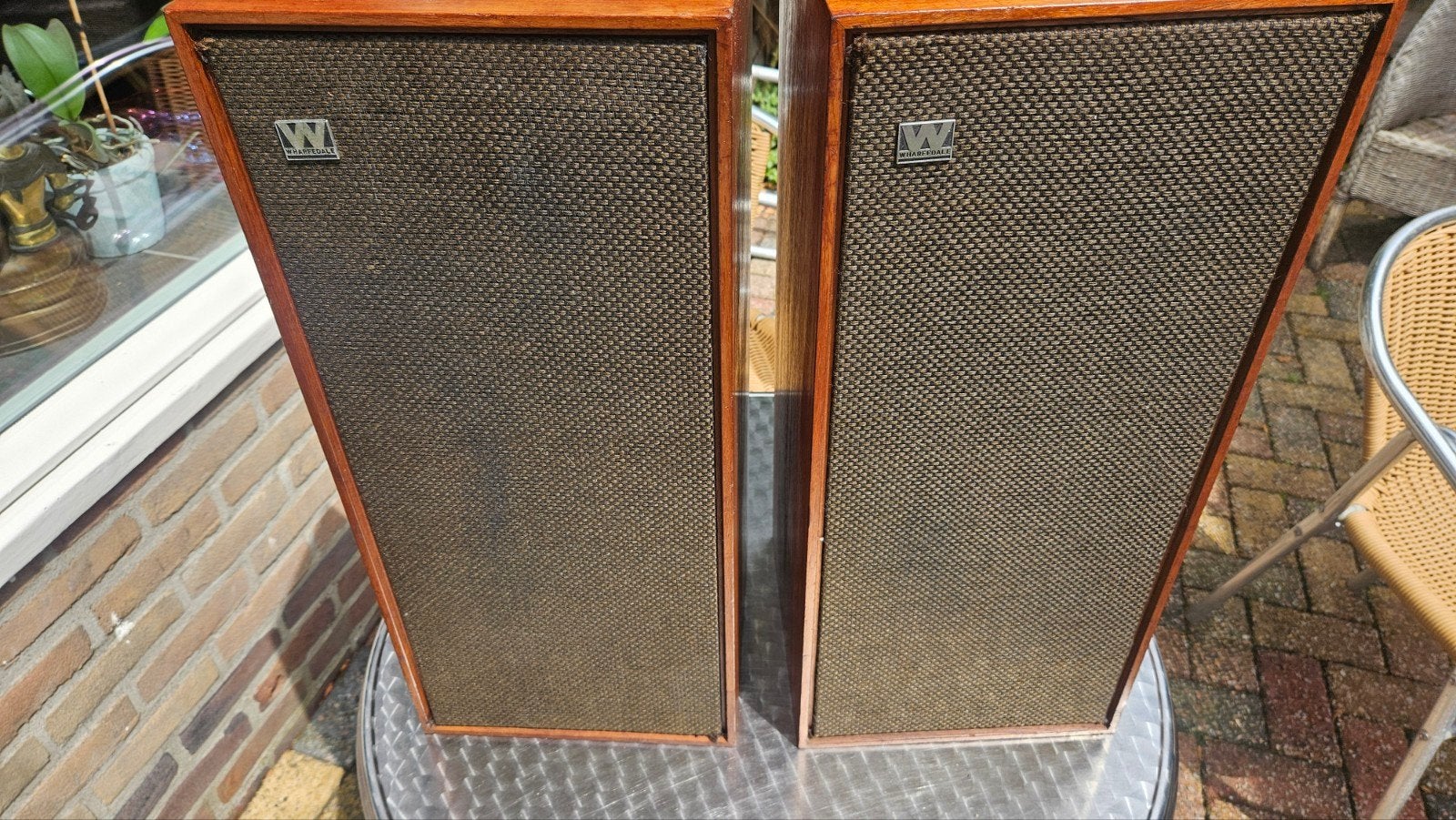 WHARFEDALE LUIDSPREKERS TRITON 3 ZIE BESCHRIJVING, Ophalen, Minder dan 60 watt, Front, Rear of Stereo speakers, Overige merken