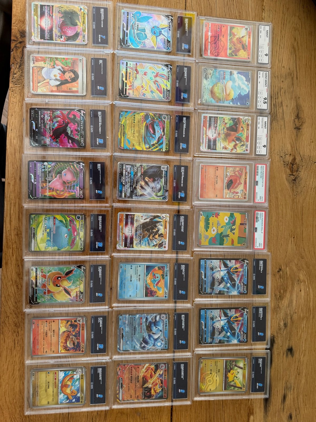 Gegrade Pokémon kaarten - Diverse zeldzame kaarten, Ophalen of Verzenden, Zo goed als nieuw