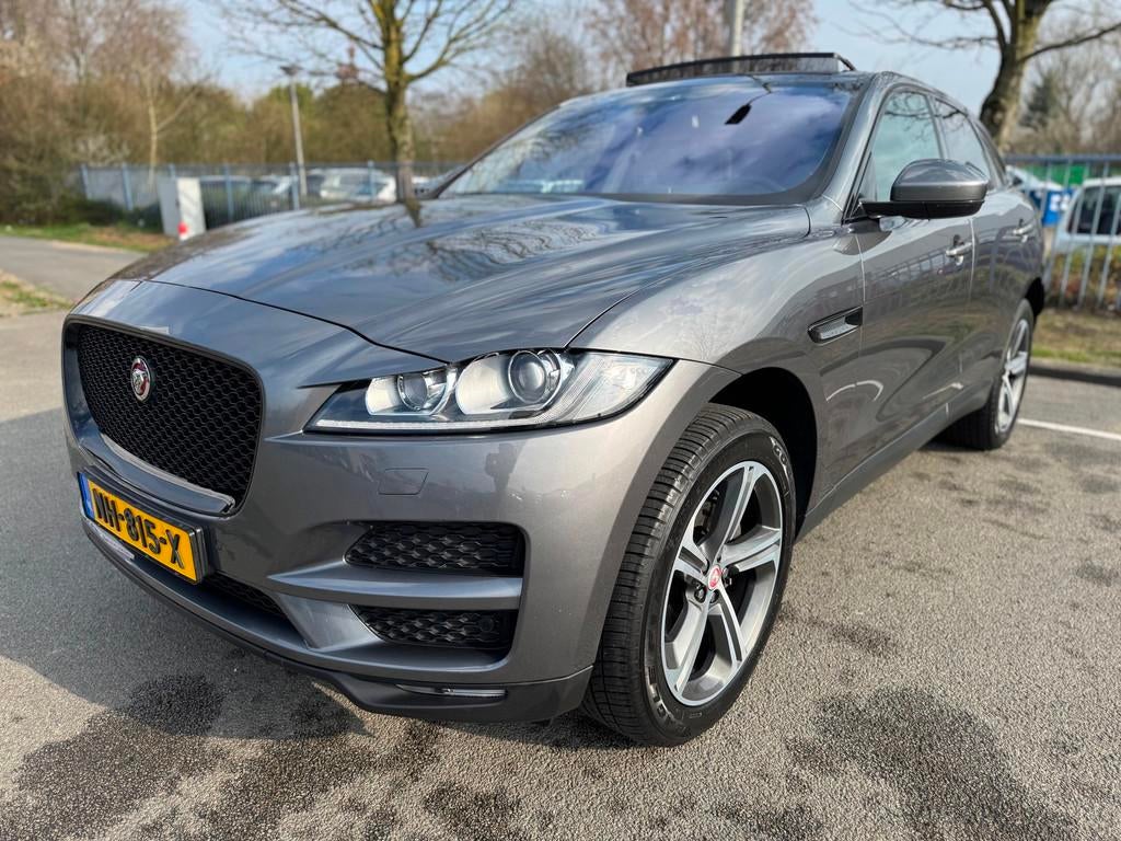 Jaguar F-PACE 2.0 Portfolio AWD 20d PANO LED 180pk, Automaat, Gebruikt, 4 cilinders, Bi-Xenon koplampen