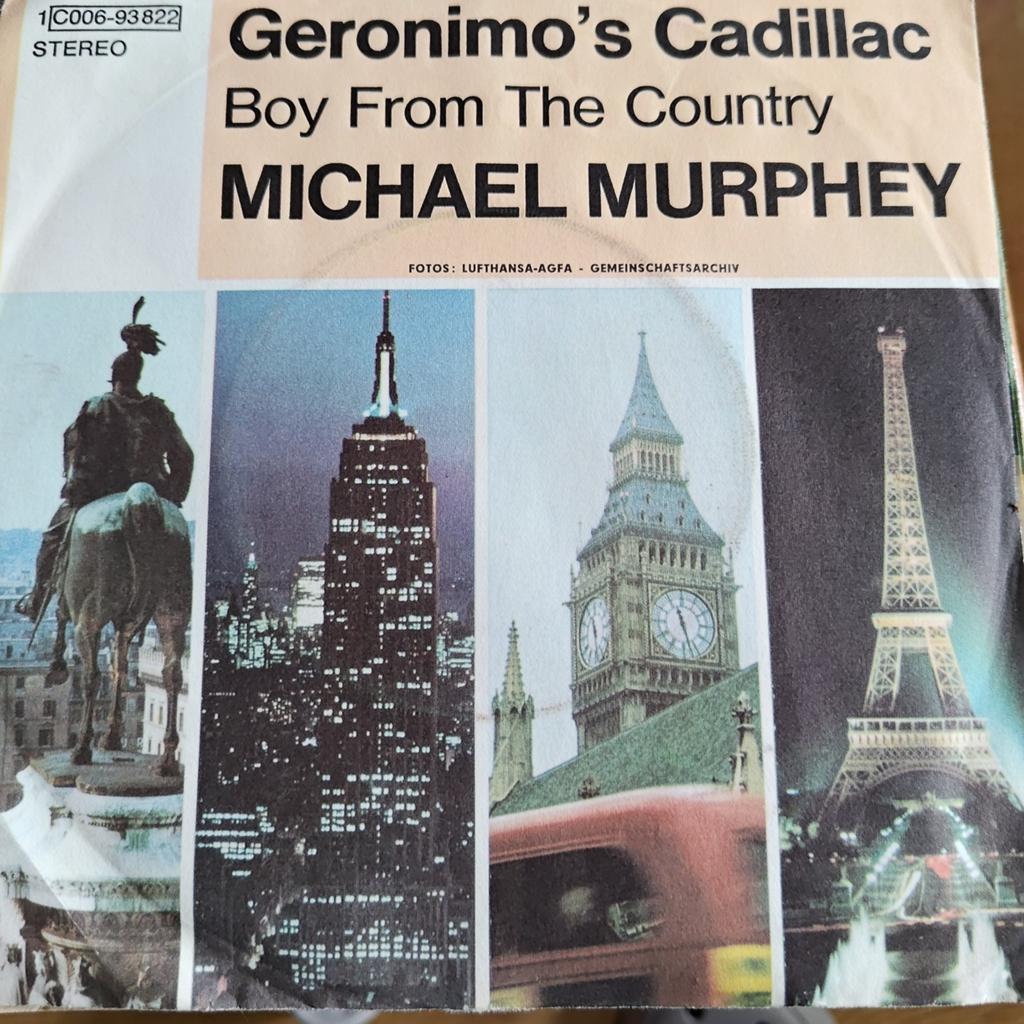 Michael Murphey - Geronimo's Cadillac / Boy From The Country, Ophalen of Verzenden, Gebruikt