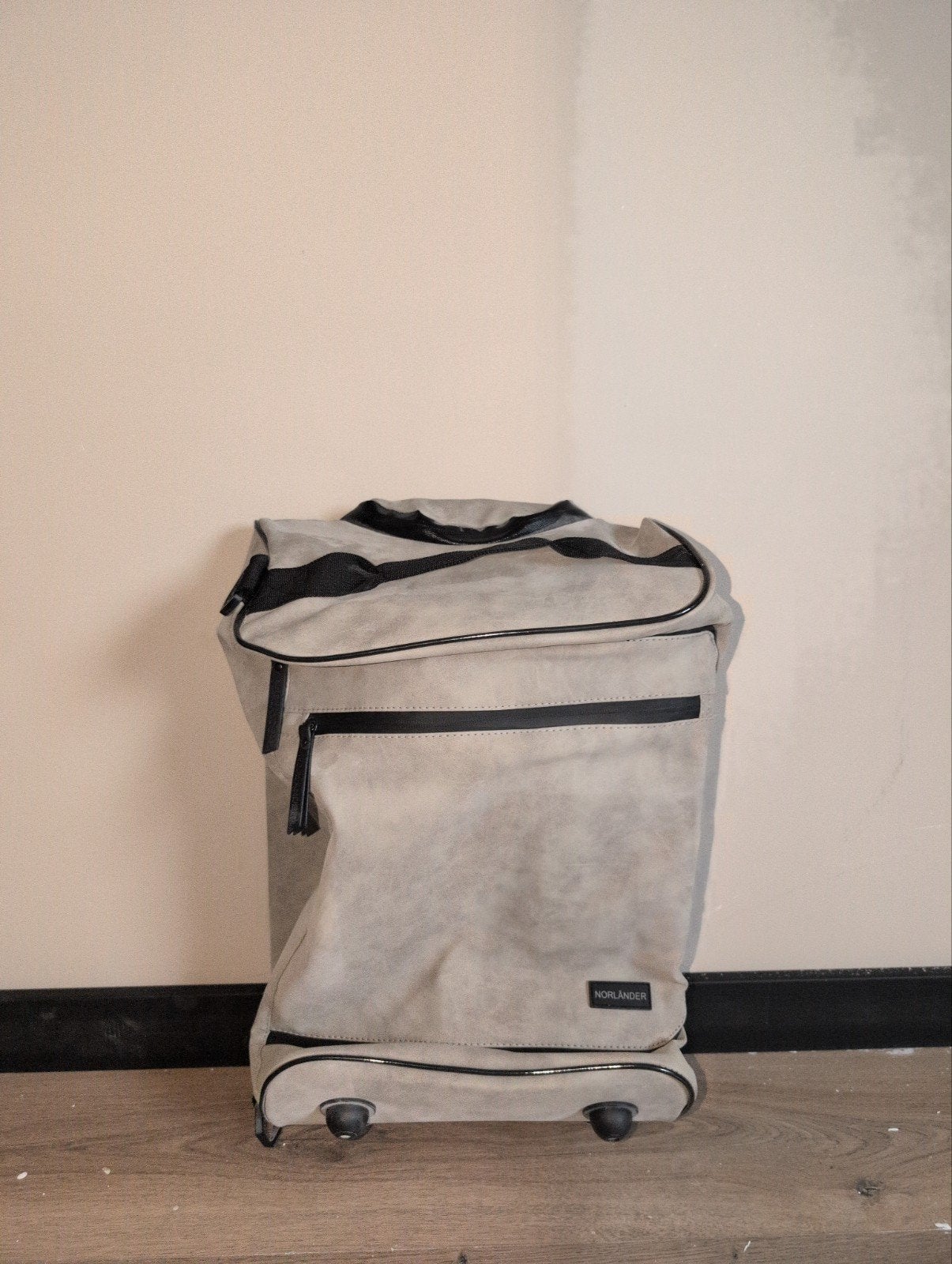 Norländer Nubuck Lyon Trolley - Stijlvolle Reistas, Gebruikt, 20 tot 30 cm, Ophalen of Verzenden, 55 tot 75 cm