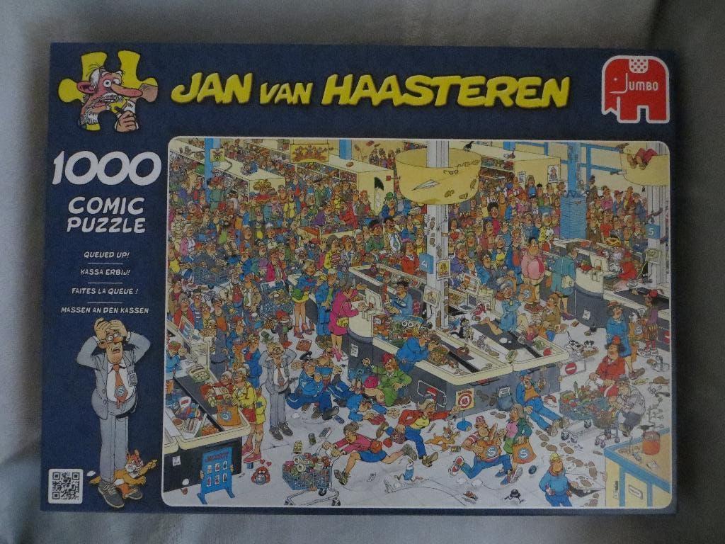 Jan van Haasteren puzzel "Kassa Erbij"., Ophalen of Verzenden, 500 t/m 1500 stukjes, Zo goed als nieuw, Legpuzzel