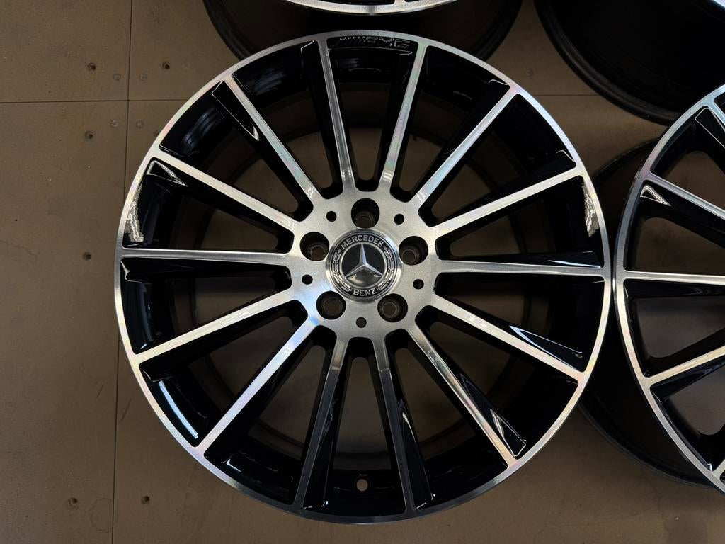 19 inch Origineel Mercedes C klasse velgen 5x112 AMG, 19 inch, Gebruikt, Velg(en), Ophalen of Verzenden