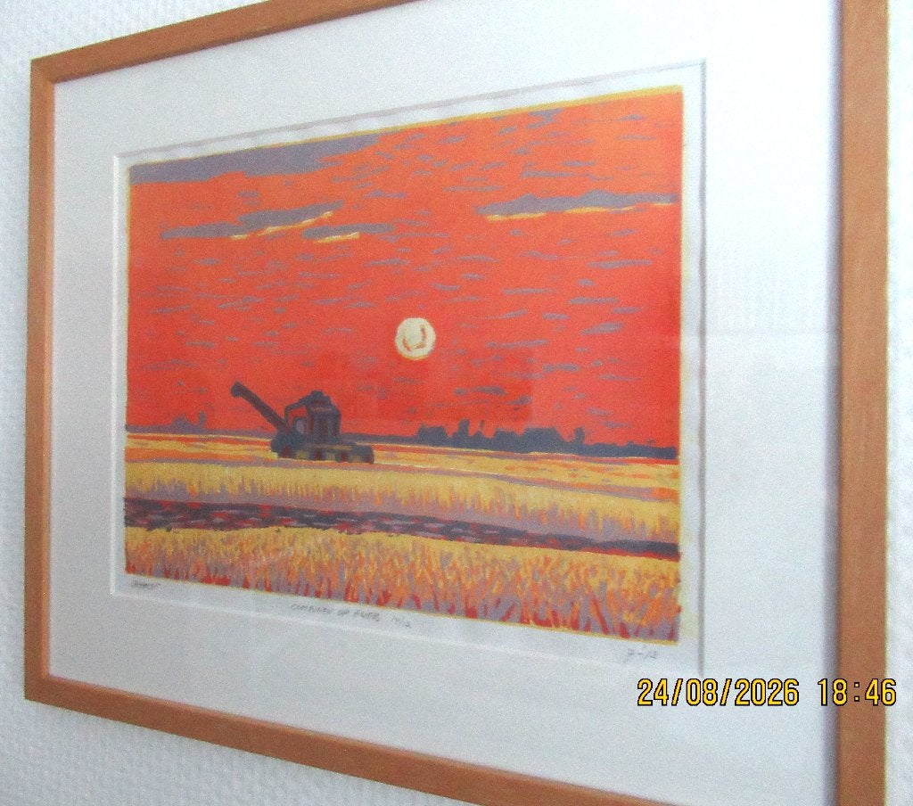Henk ter Horst  - Groningen - Hoge Land, 2000 tot heden, Met tekst, 42 cm, Ophalen of Verzenden