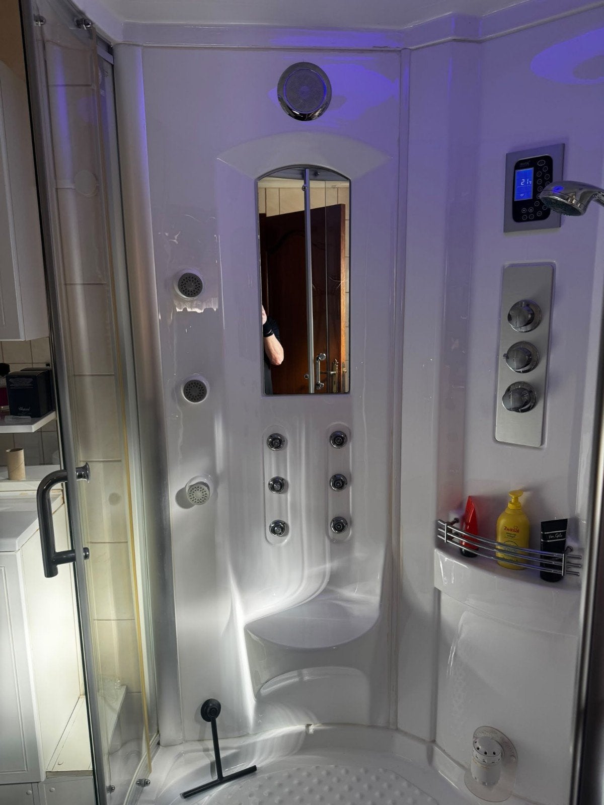 zelfreinigde douchecabine, Ophalen, Nieuw, Met douche