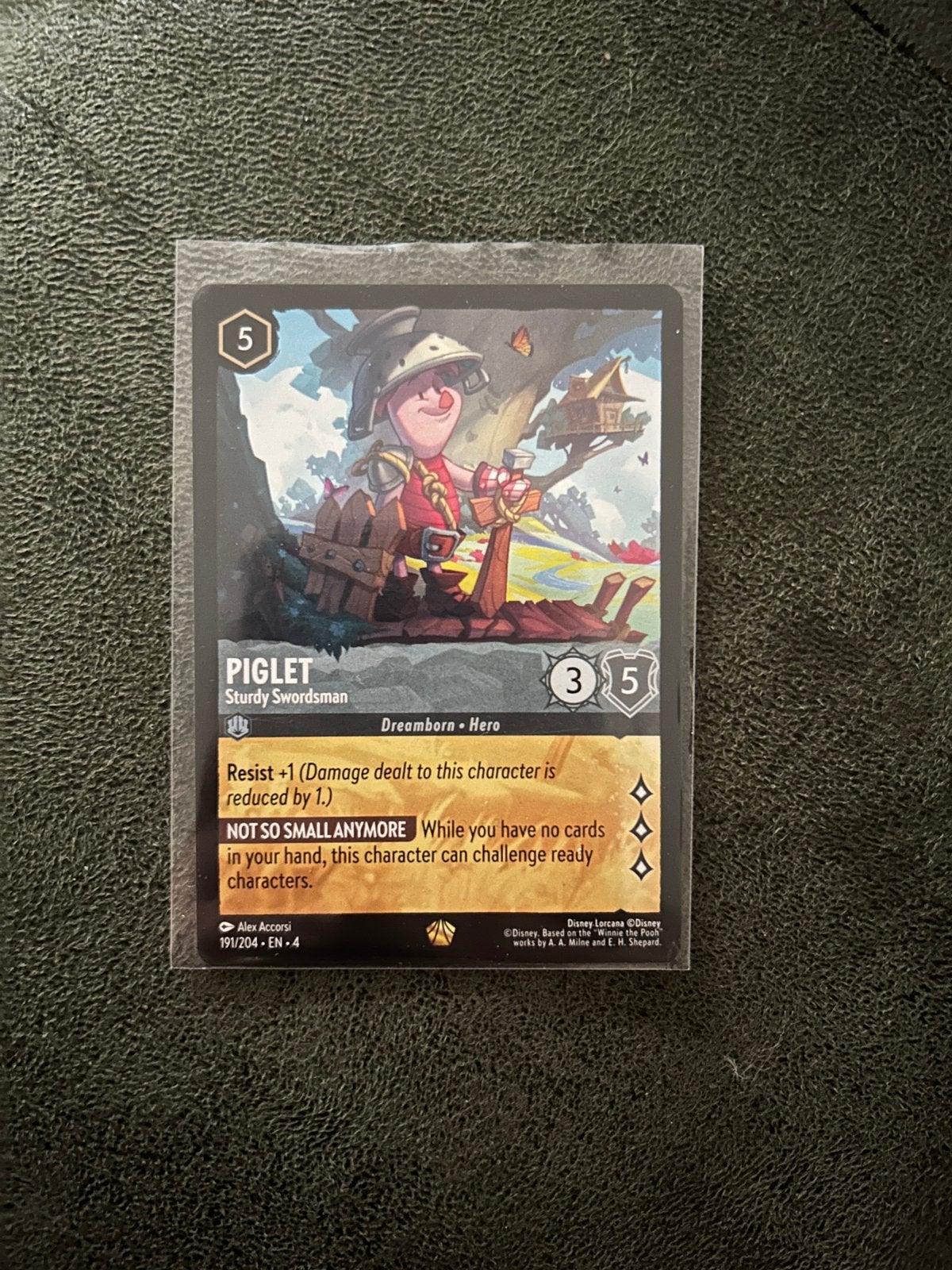 Lorcana piglet sturdy swordsman, Ophalen of Verzenden, Zo goed als nieuw