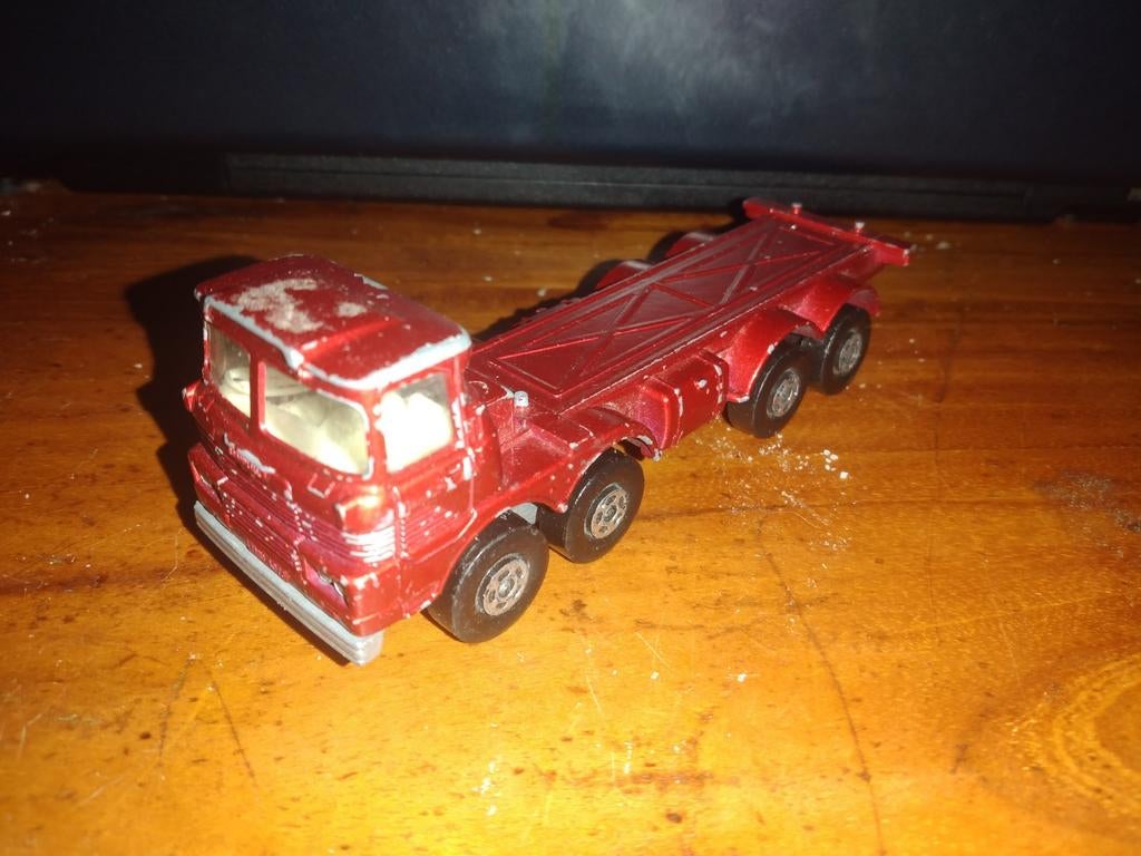 Vintage Matchbox Scammell Constructor Truck (1970), Ophalen of Verzenden, Gebruikt