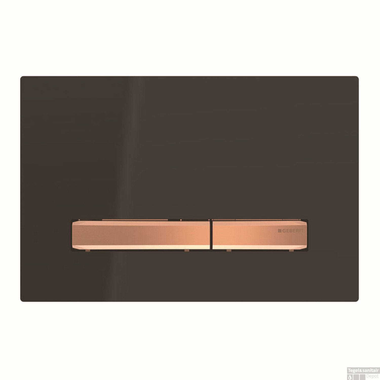 Bedieningsplaat Geberit Sigma 50 Rosé Goud / Zwart, Ophalen of Verzenden, Nieuw, Toilet