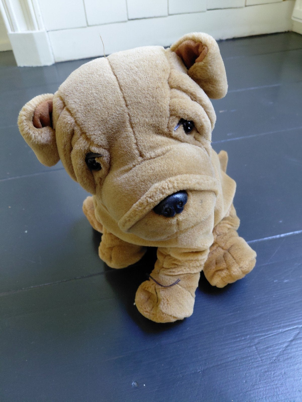 Bijenkorf hond knuffel zgan bijna gratis, Ophalen of Verzenden, Zo goed als nieuw, Hond