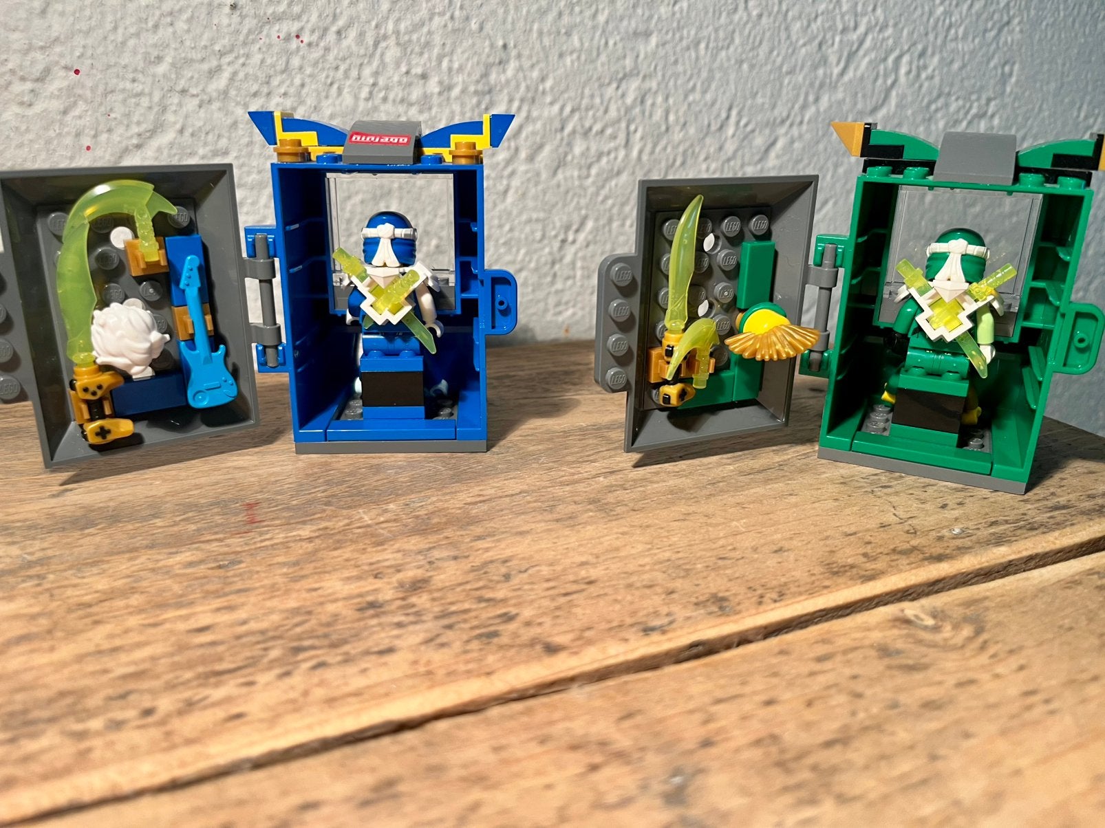 LEGO Ninjago 71715 & 71716 Arcade Pods (Jay & Lloyd), Ophalen of Verzenden, Zo goed als nieuw