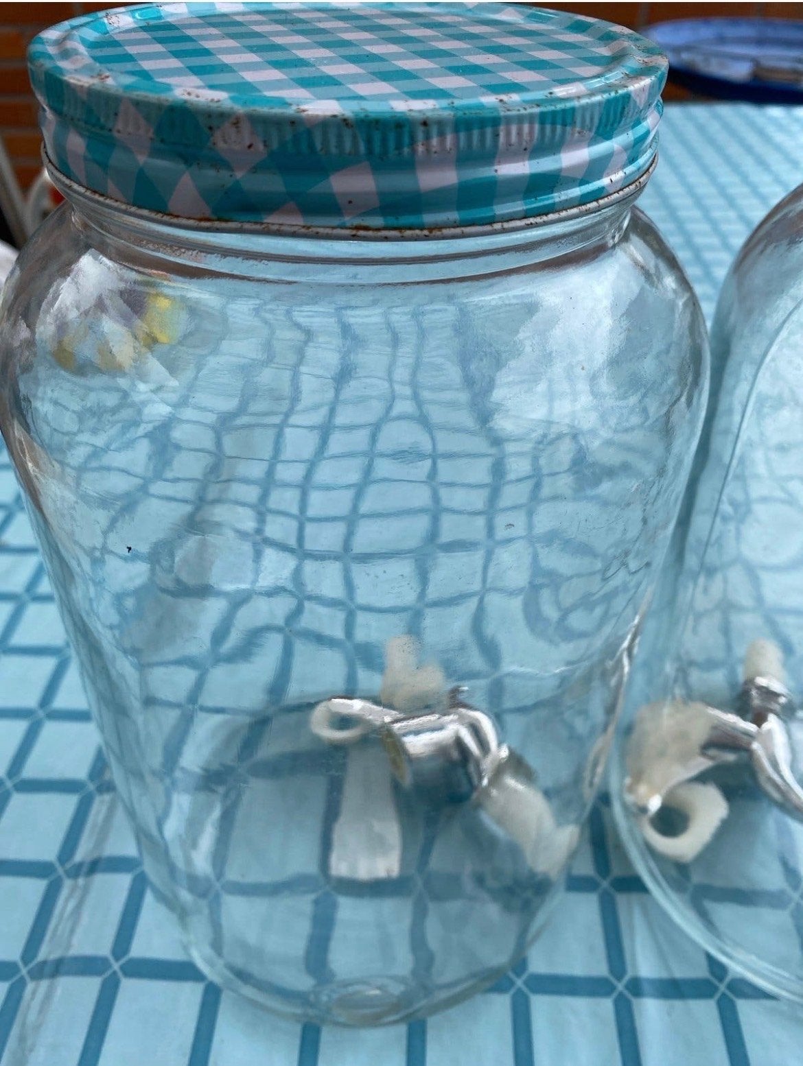 Glazen drankdispensers met kraantje - set van 3, Ophalen, Meerkleurig, Glas, Overige typen