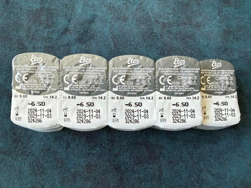 Etos Daglenzen -6.50 (14 stuks), Ophalen, Nieuw, Toebehoren, Overige kleuren
