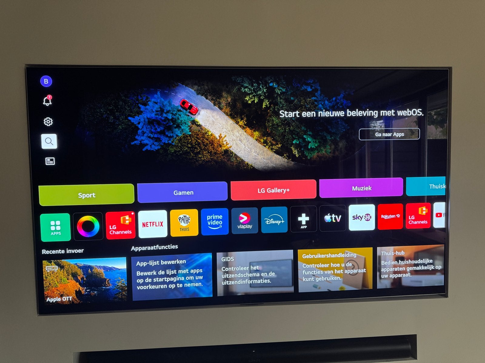 LG C2 65 inch OLED TV - Perfecte beeldkwaliteit, Ophalen, Zo goed als nieuw, 100 cm of meer, 4k (UHD)