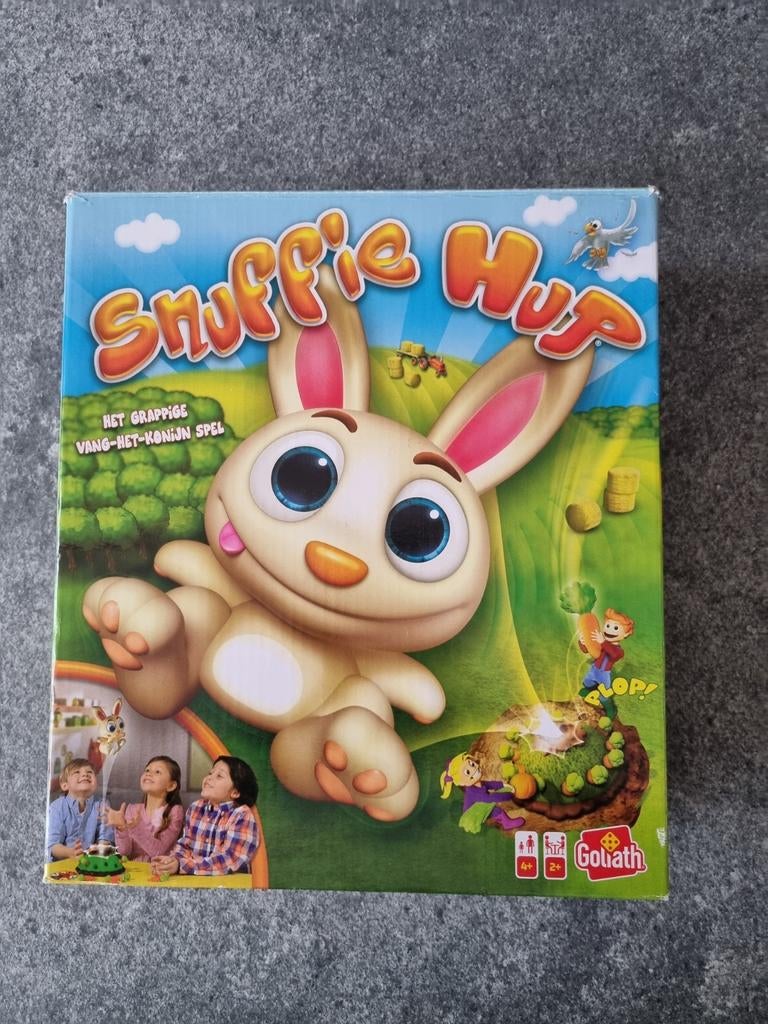 Snuffie Hup: Het grappige vang-het-konijn spel, Drie of vier spelers, Ophalen, Gebruikt, Goliath