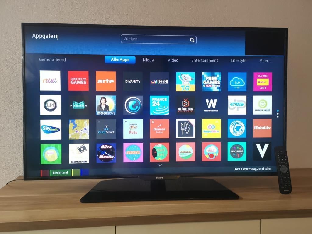 Philips Smart Tv 43inch 110cm Full HD Wifi YouTube Netflix, Ophalen of Verzenden, Zo goed als nieuw