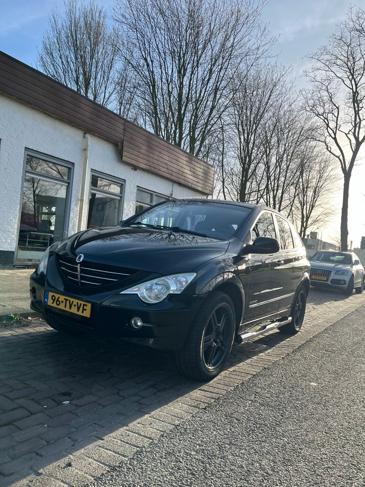 SsangYong Actyon 2.3 A230 4WD 2007 Zwart, Auto's, 4 cilinders, Zwart, Origineel Nederlands, Handgeschakeld