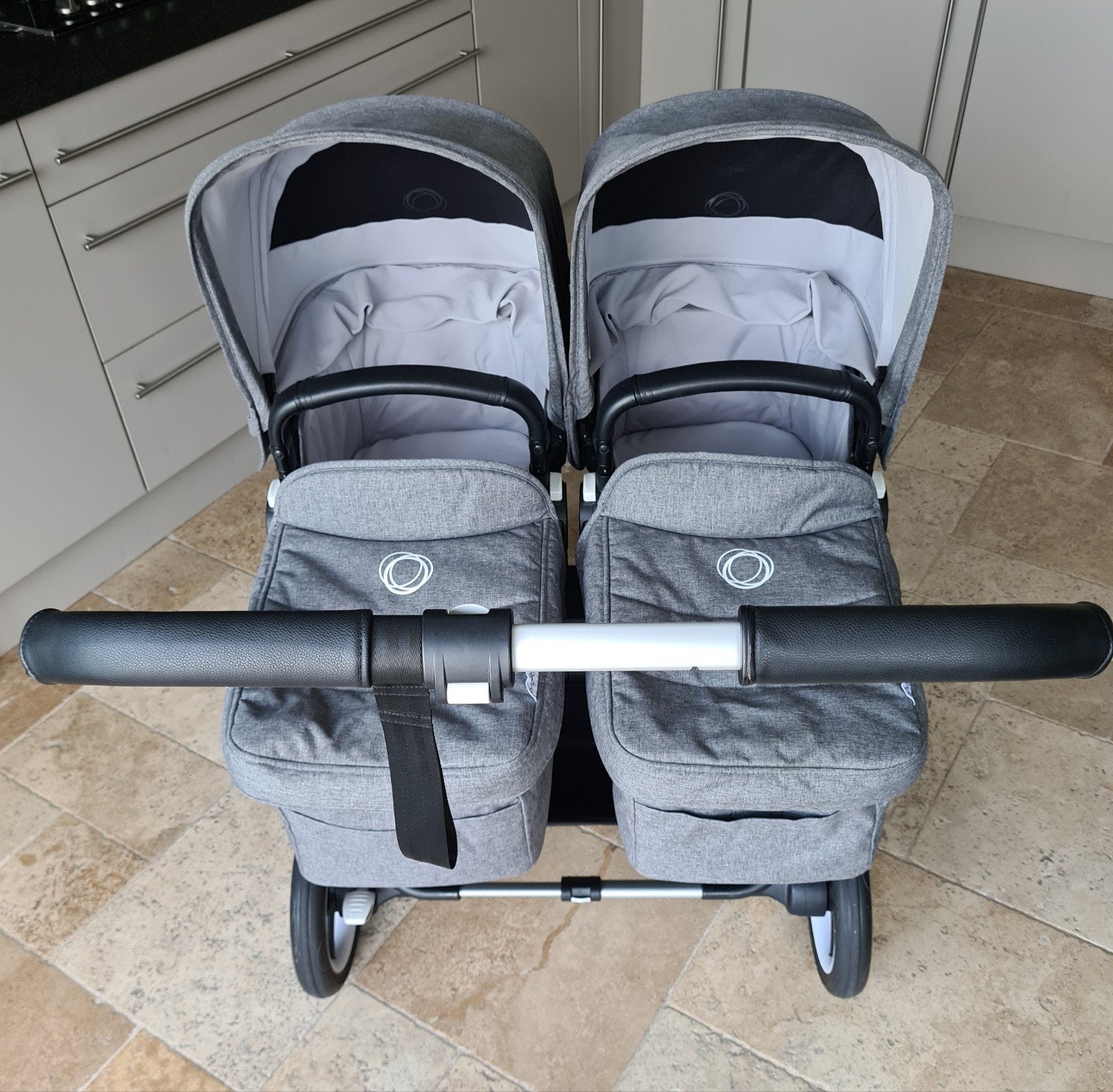 Bugaboo Donkey 3 Twin incl. accessoires, Ophalen, Zo goed als nieuw, Kinderwagen of Buggy