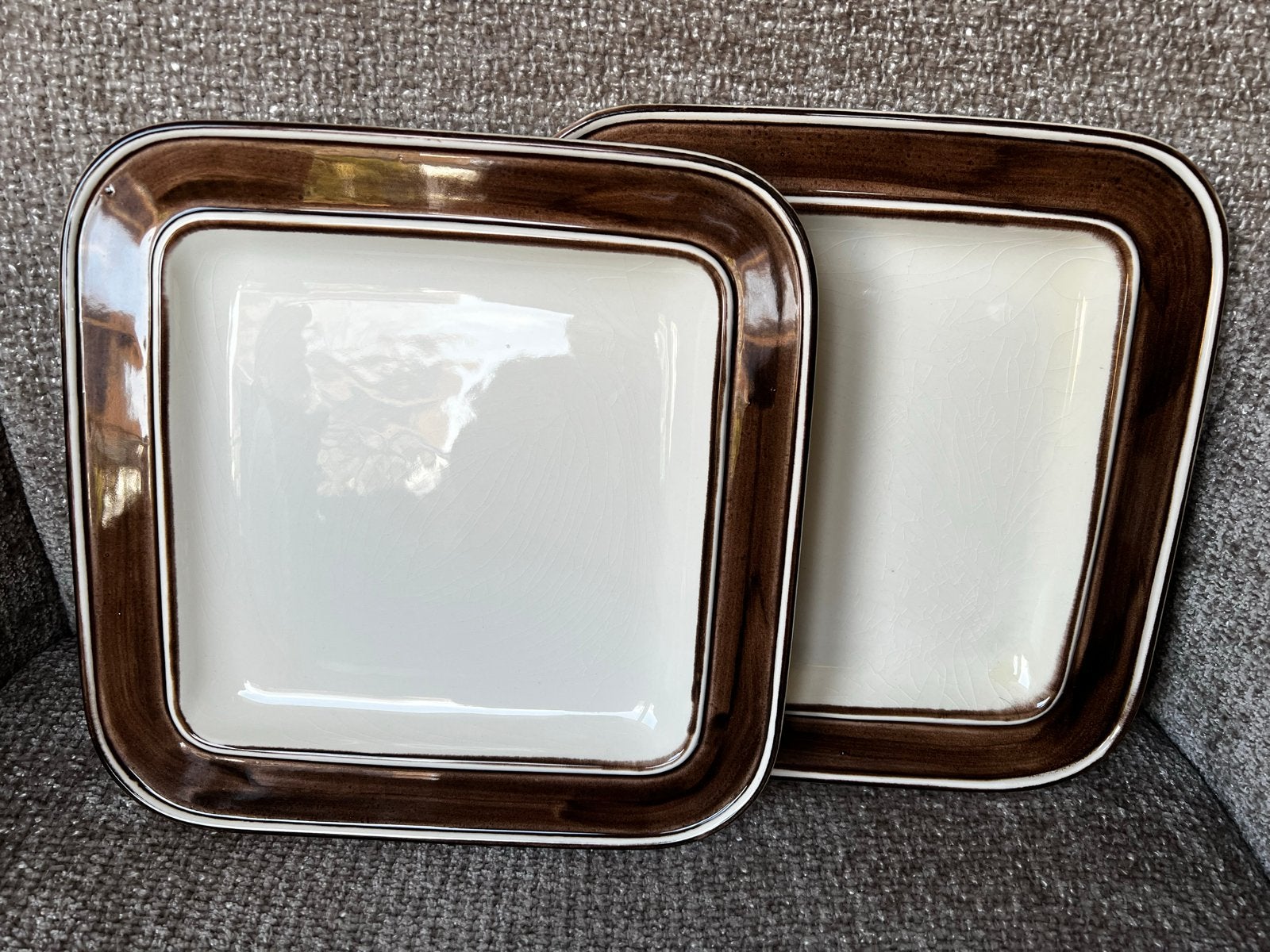 Vintage Kerry Ironstone borden - Made in Ireland, Gebruikt, Overige merken, Keramiek, Vintage
