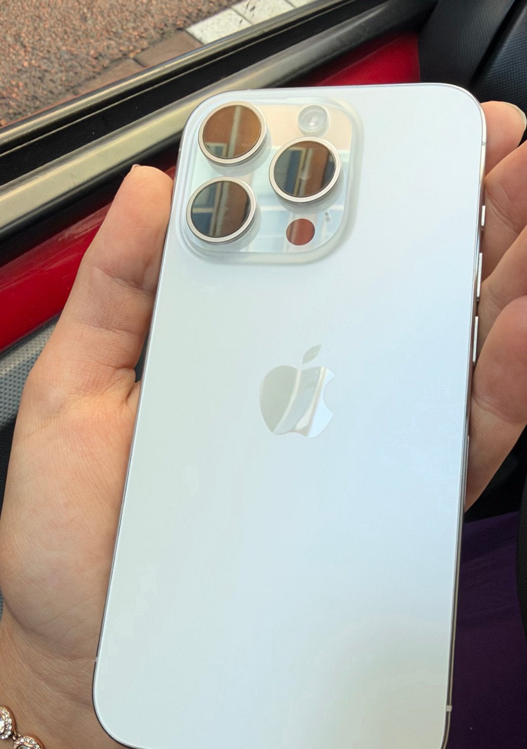 iPhone 15 Pro 128GB - doe een bod, Ophalen, Wit, 81 %, Zonder simlock