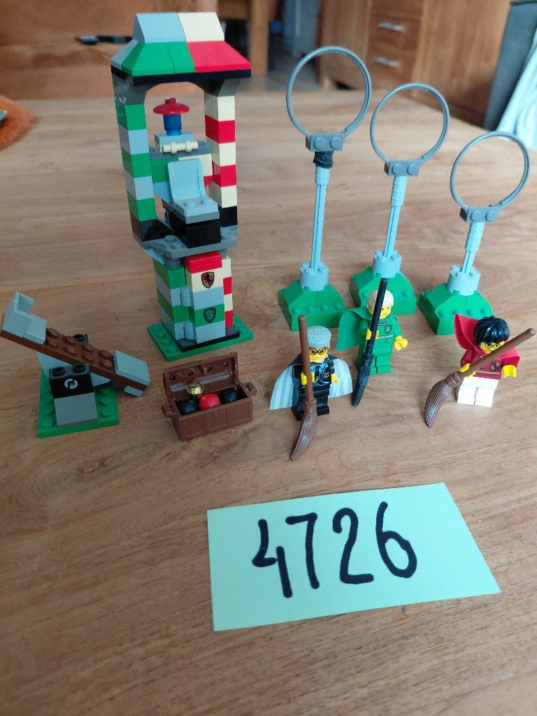 Lego 4726 Harry Potter Zwerkbaltraining, Ophalen, Lego, Compleet, Harry Potter