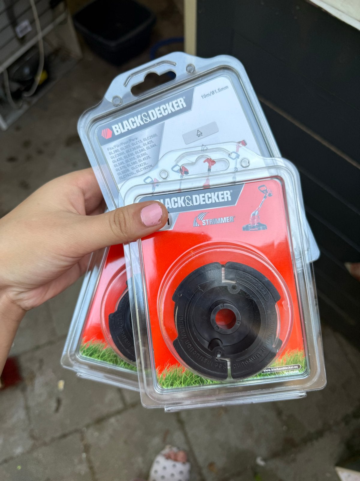3x Black & Decker A6481 Trimmerspoel 10m/1.5mm, Tuin en Terras, Grastrimmers, Ophalen, Nieuw