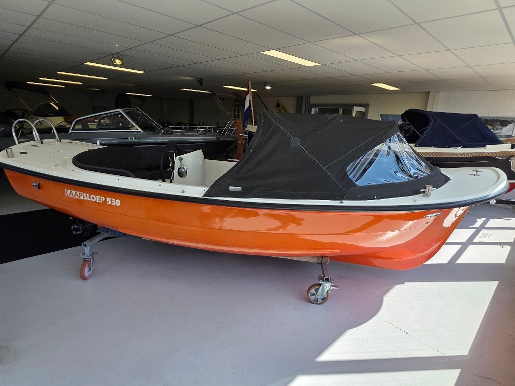 Kaapsloep 530 | Buiskap, zonnedek, Suzuki 20, Watersport en Boten, Info@bomert.nl, Gebruikt, Zonnedek, Vosjacht 5