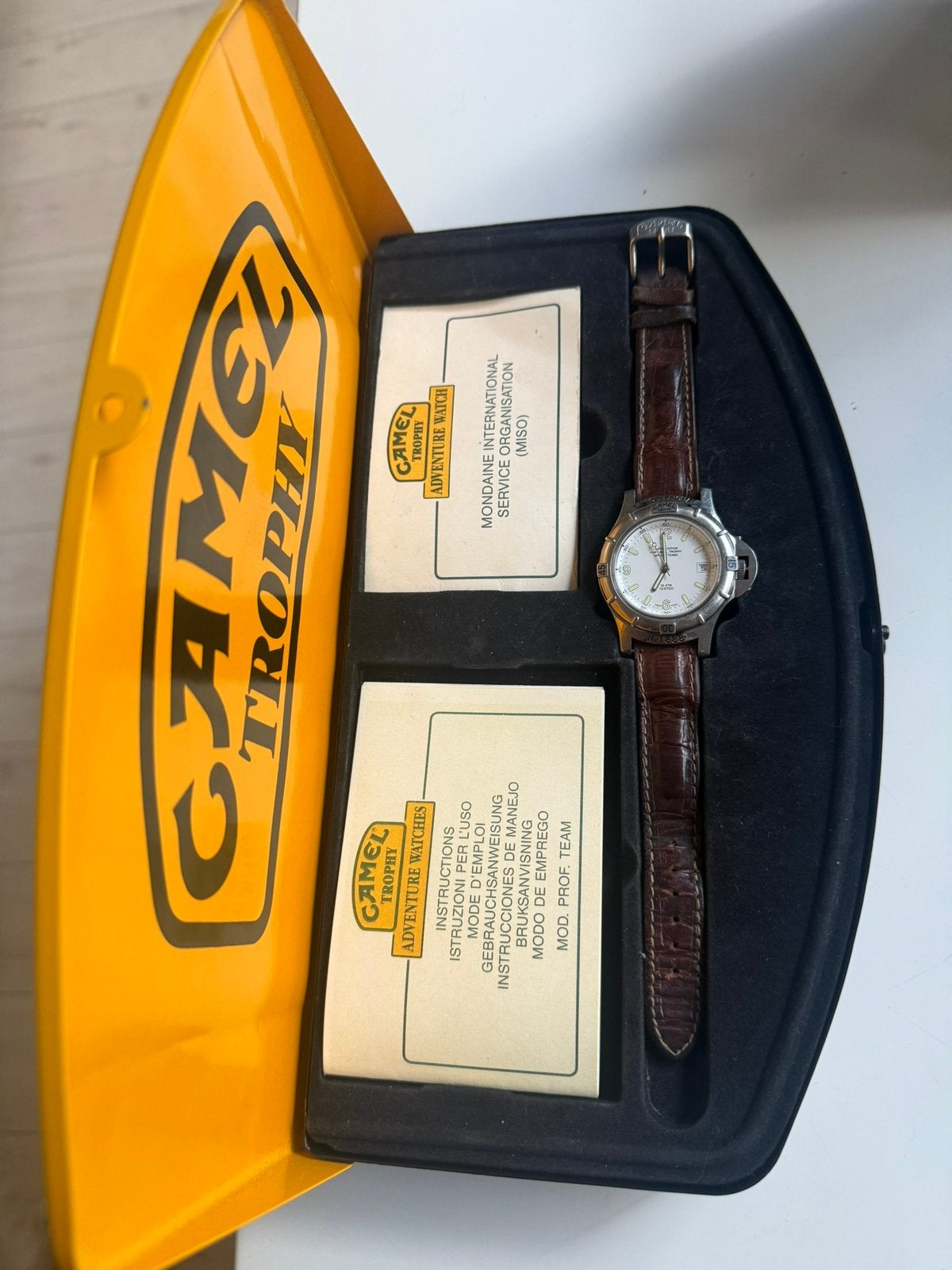 Camel trophy team professional horloge, Overige merken, Staal, Polshorloge, Ophalen of Verzenden