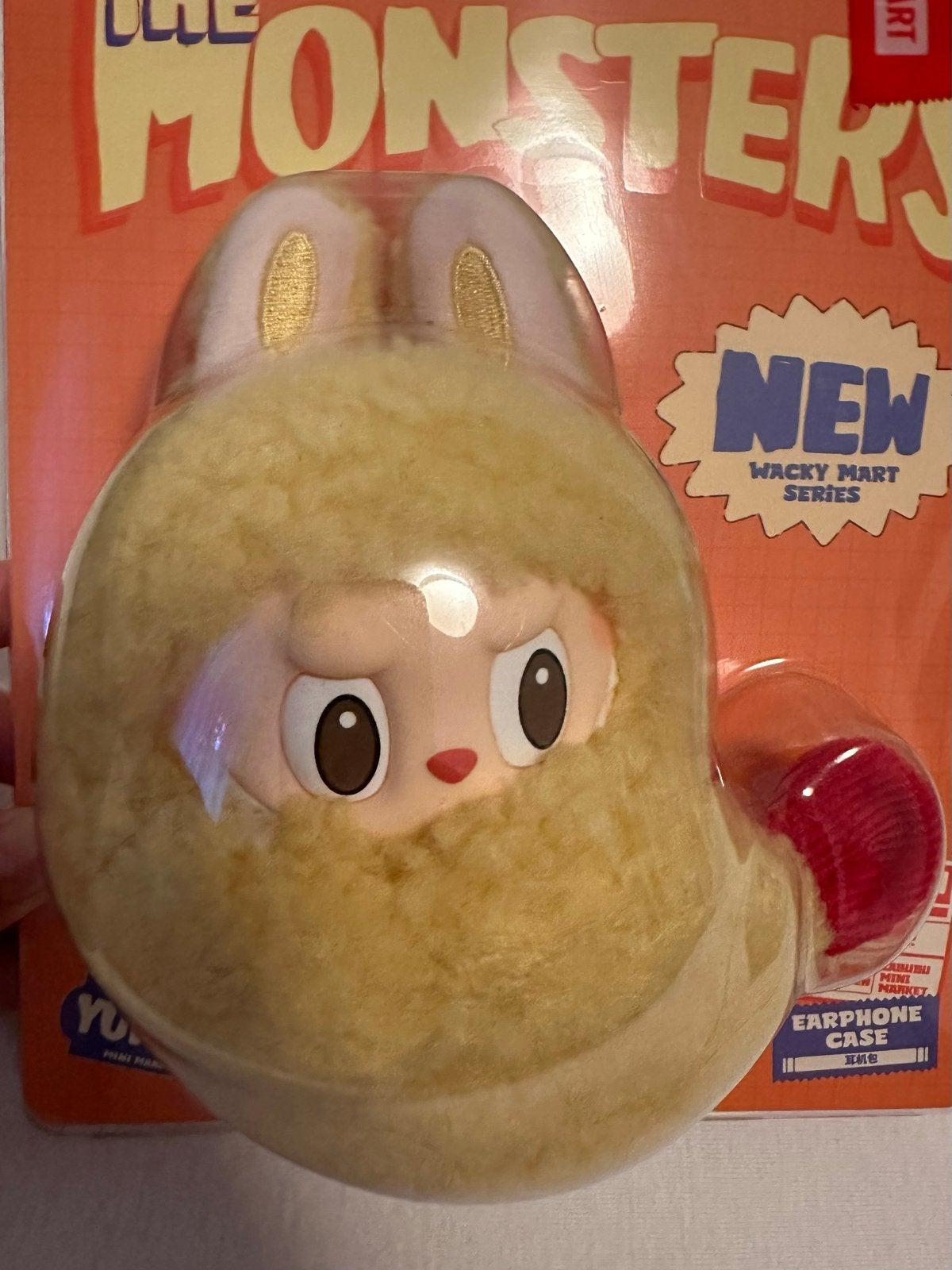 Labubu Tempura Oortjes Case / Sleutelhanger - Nieuw!, Verzenden, Nieuw, Jongen of Meisje