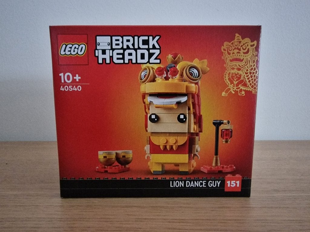 lego brick headz 40540 lion dance guy leeuwendanser, BrickHeadz, Lego, Nieuw, Ophalen of Verzenden
