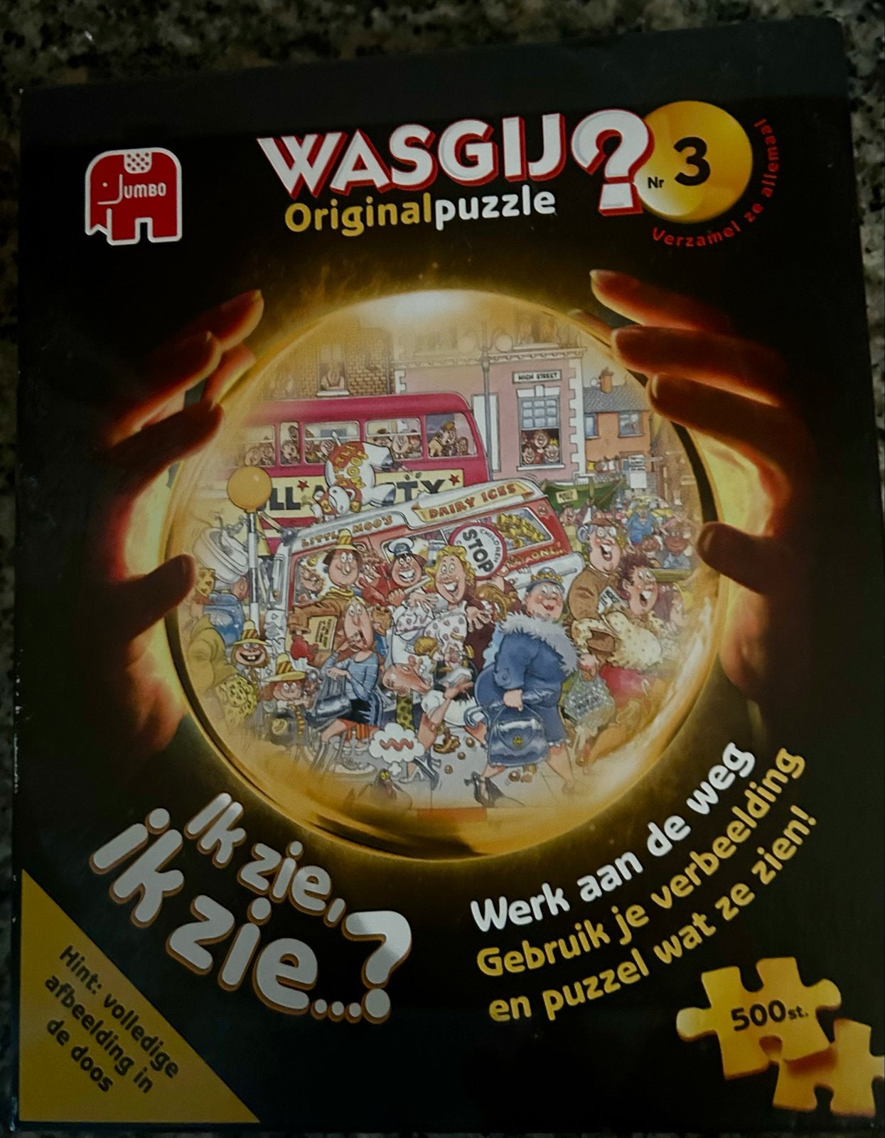 Jumbo Wasgij Original Puzzel 3 & 13 - 500 & 950 stukjes, Ophalen, Meer dan 50 stukjes, Gebruikt, 6 jaar of ouder