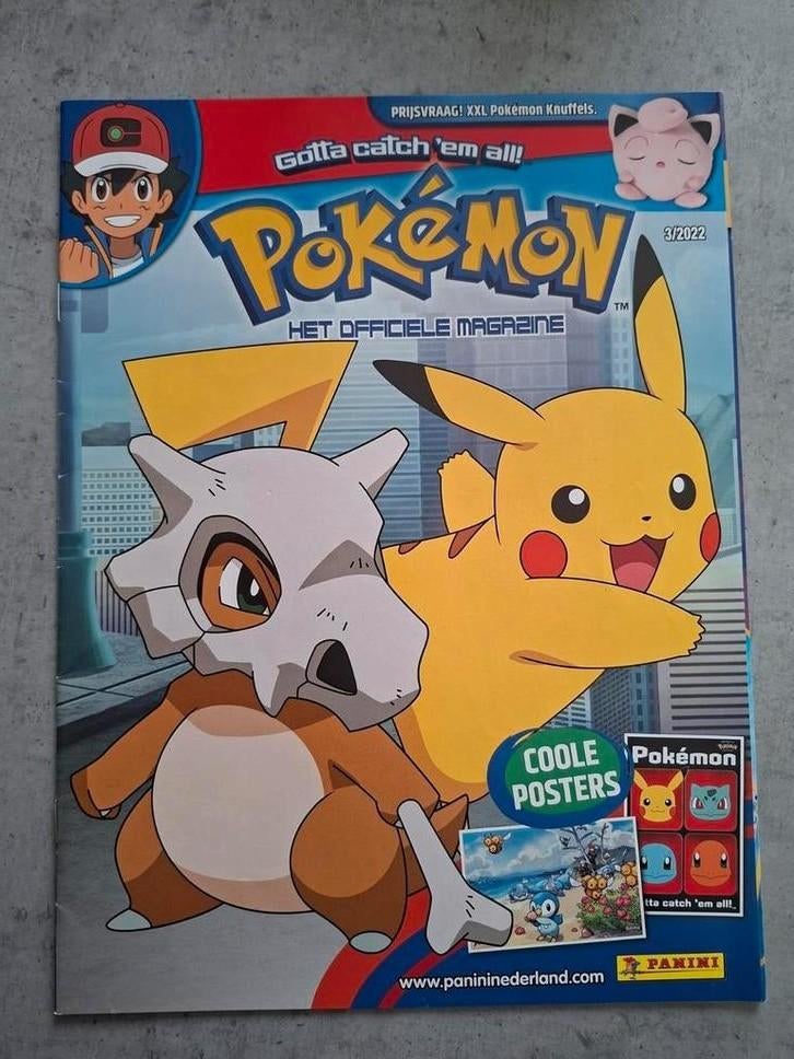 Pokémon Officieel Magazine 3/2022 met Pikachu en Cubone, Ophalen, Nieuw, Boek of Catalogus