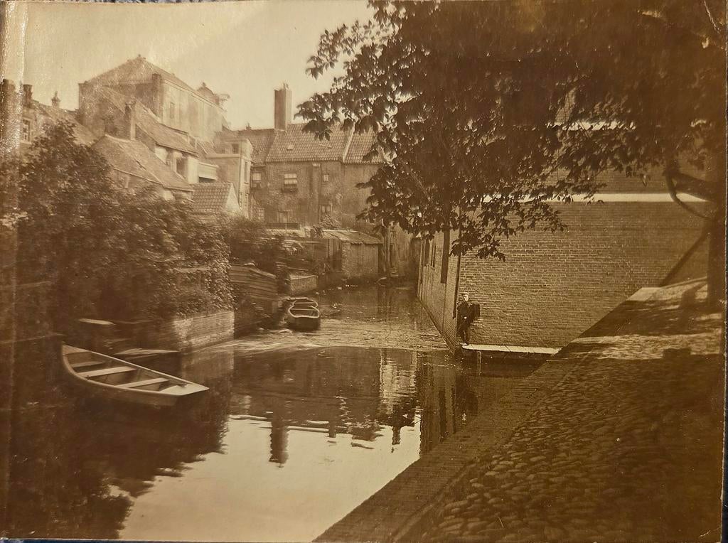 Amersfoort Westsingel, Verzamelen, Foto's en Prenten, Ophalen of Verzenden, Voor 1940, Overige onderwerpen